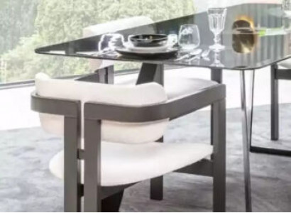 Dining room chair, chair, armchair, design dining table, seat, wood, luxury, white